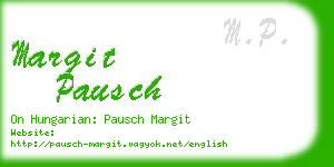 margit pausch business card